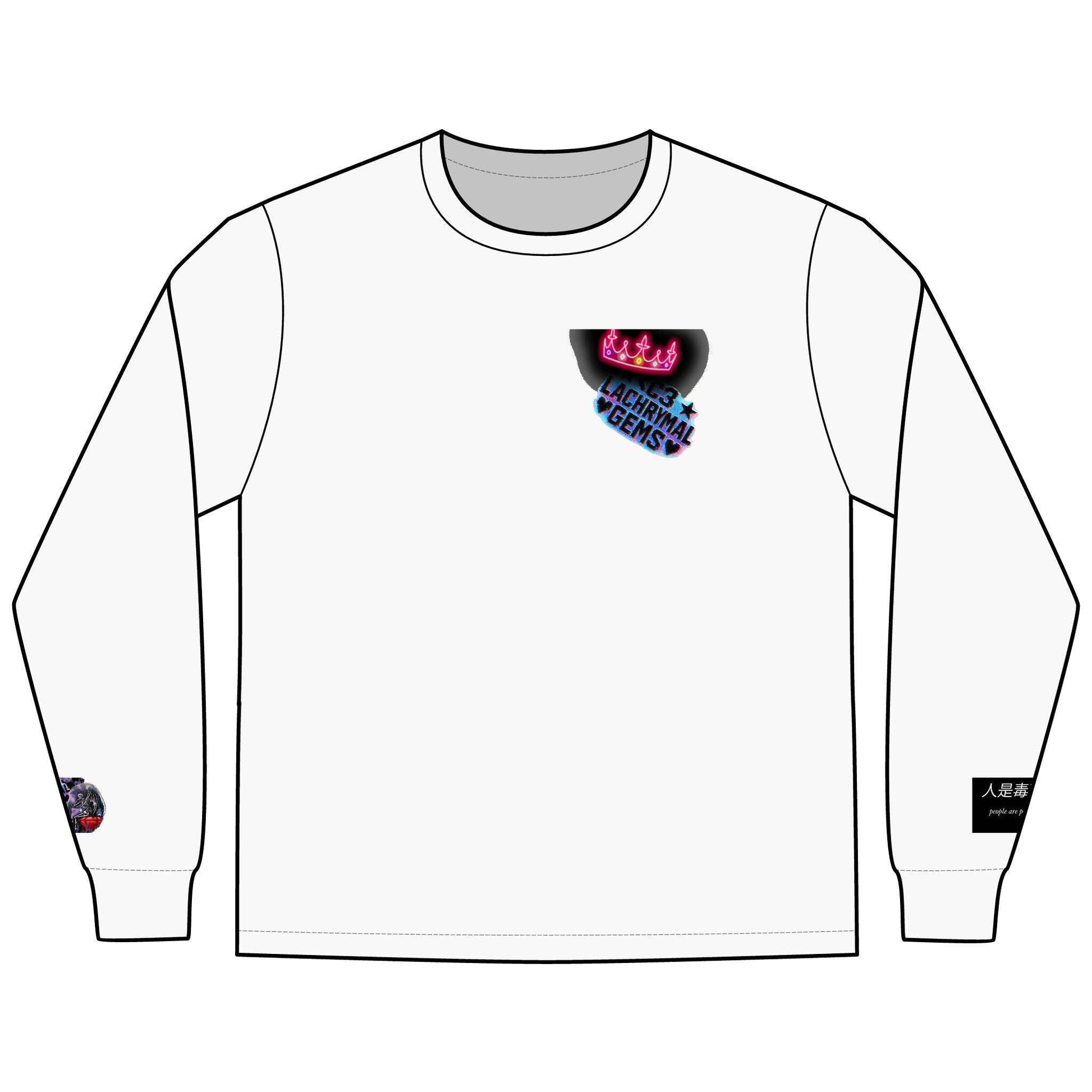 Love Lost Skeletons Long Sleeve | Emotional Vaporwave Shirt Lachrymal Gems