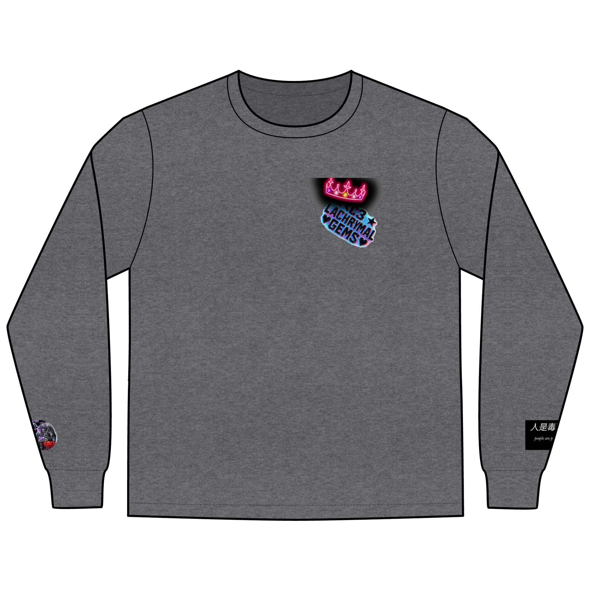 Love Lost Skeletons Long Sleeve | Emotional Vaporwave Shirt Lachrymal Gems