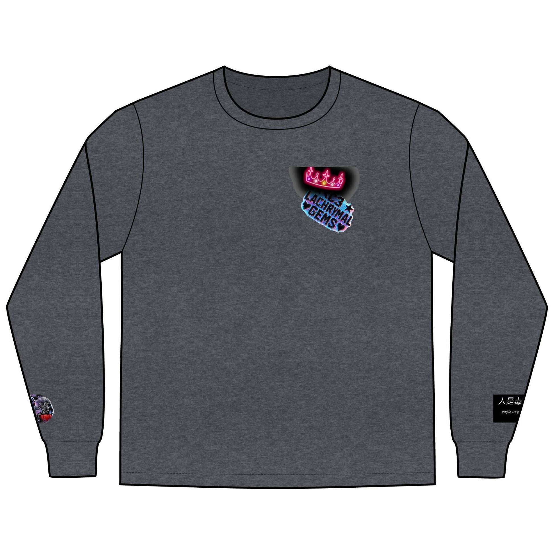 Love Lost Skeletons Long Sleeve | Emotional Vaporwave Shirt Lachrymal Gems