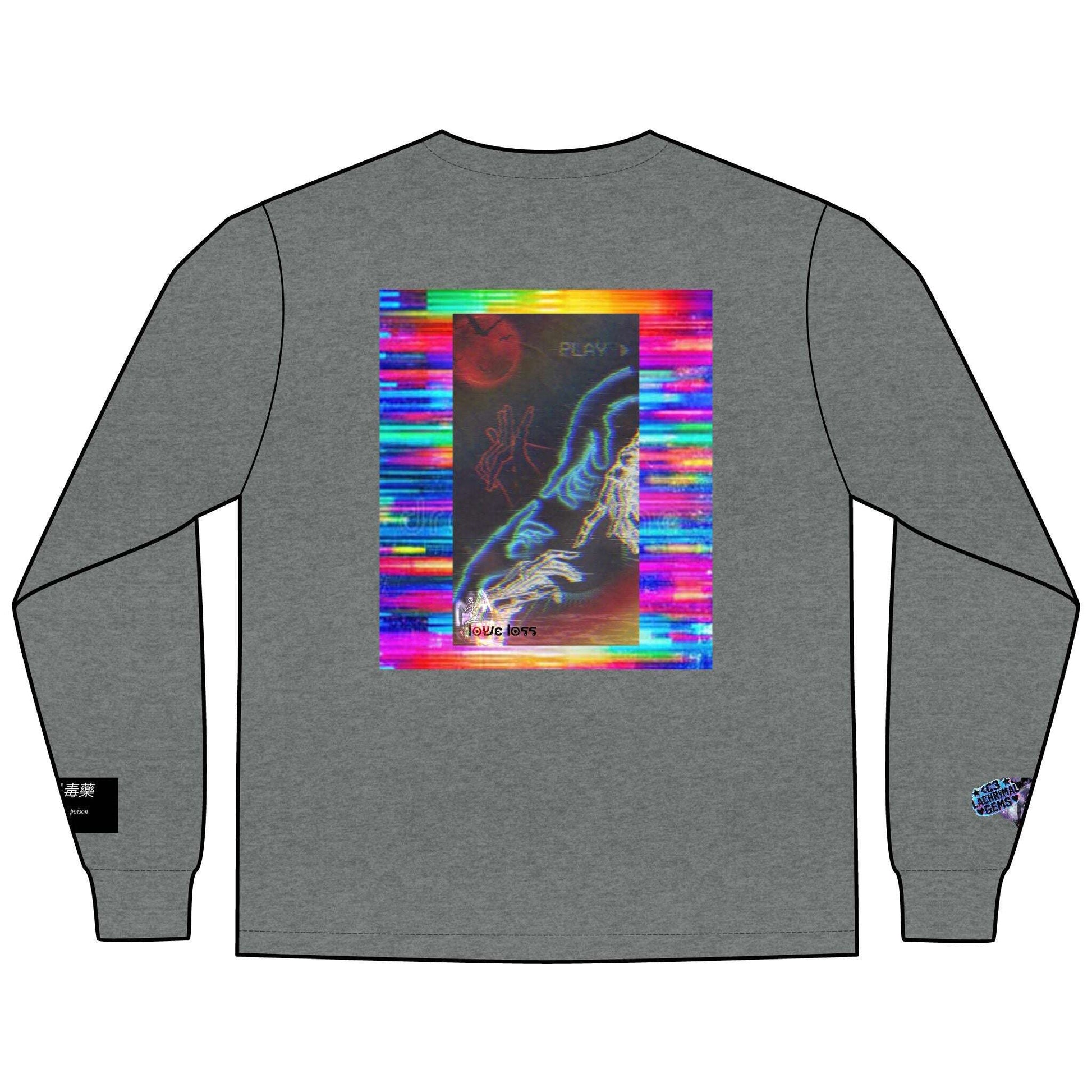 Love Lost Skeletons Long Sleeve | Emotional Vaporwave Shirt Lachrymal Gems