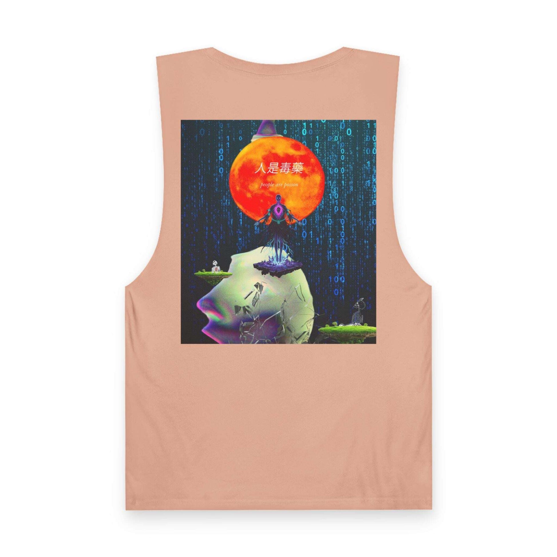 Mens Lachrywave Abduction Tank Black / XS-White / XS-Ecru / XS-Black / S-Black / M-White / M-Ecru / M-Black / L-White / L-Ecru / L-Black / XL-White / XL-Ecru / XL-Black / 2XL-Ecru / 2XL-Black / 3XL-