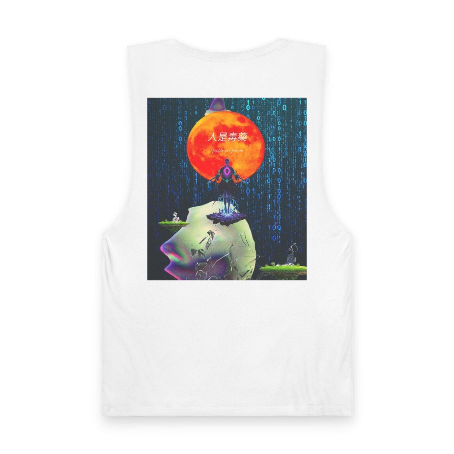 Mens Lachrywave Abduction Tank Black / XS-White / XS-Ecru / XS-Black / S-Black / M-White / M-Ecru / M-Black / L-White / L-Ecru / L-Black / XL-White / XL-Ecru / XL-Black / 2XL-Ecru / 2XL-Black / 3XL-