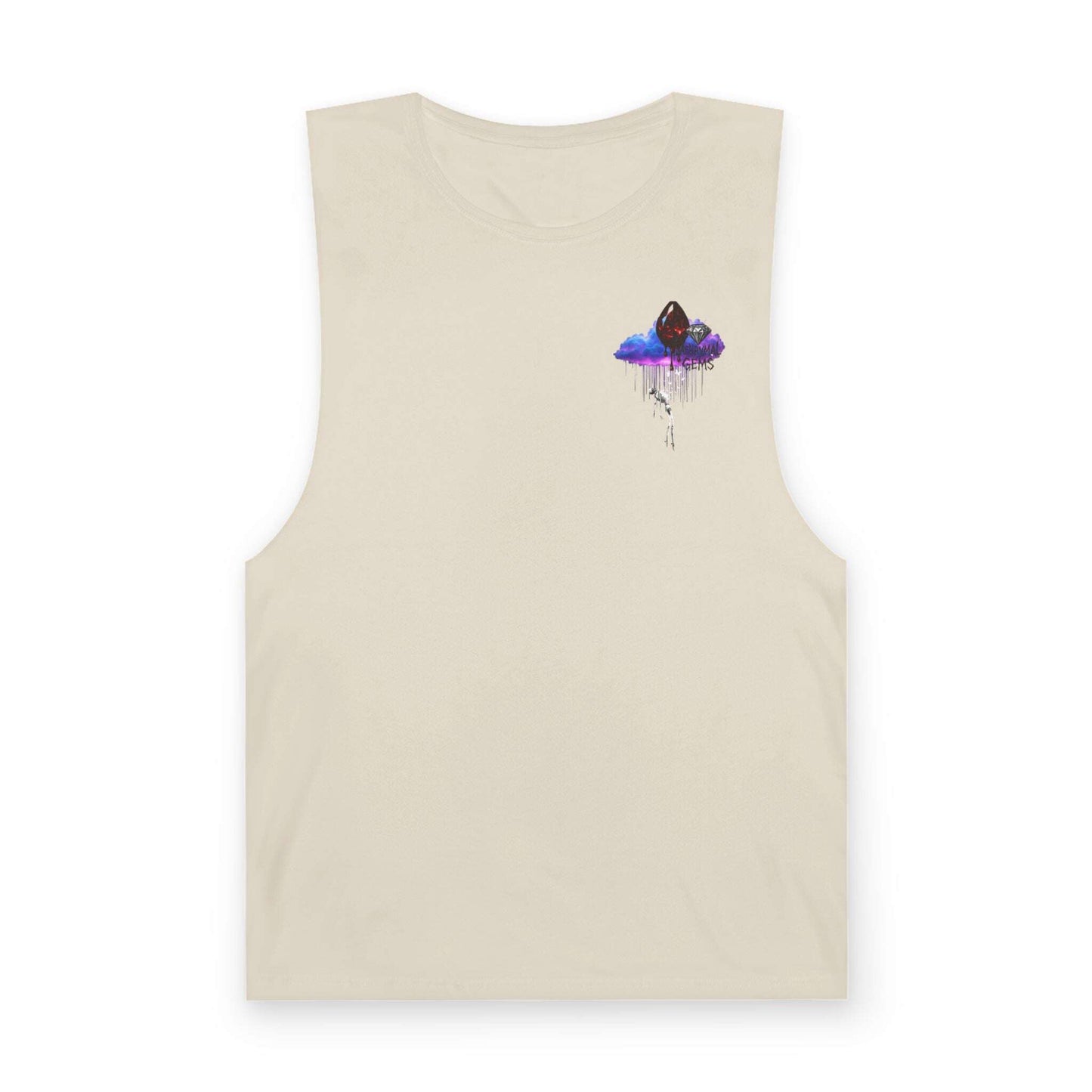 Mens Lachrywave Abduction Tank Black / XS-White / XS-Ecru / XS-Black / S-Black / M-White / M-Ecru / M-Black / L-White / L-Ecru / L-Black / XL-White / XL-Ecru / XL-Black / 2XL-Ecru / 2XL-Black / 3XL-