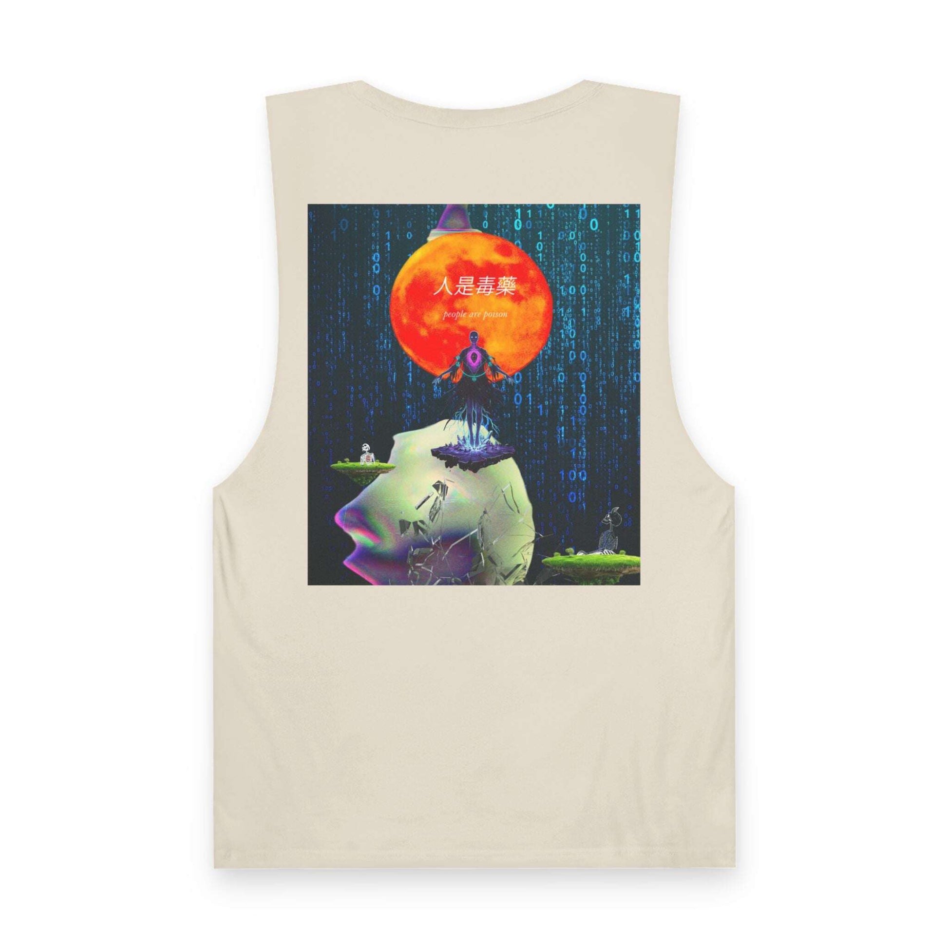 Mens Lachrywave Abduction Tank Black / XS-White / XS-Ecru / XS-Black / S-Black / M-White / M-Ecru / M-Black / L-White / L-Ecru / L-Black / XL-White / XL-Ecru / XL-Black / 2XL-Ecru / 2XL-Black / 3XL-