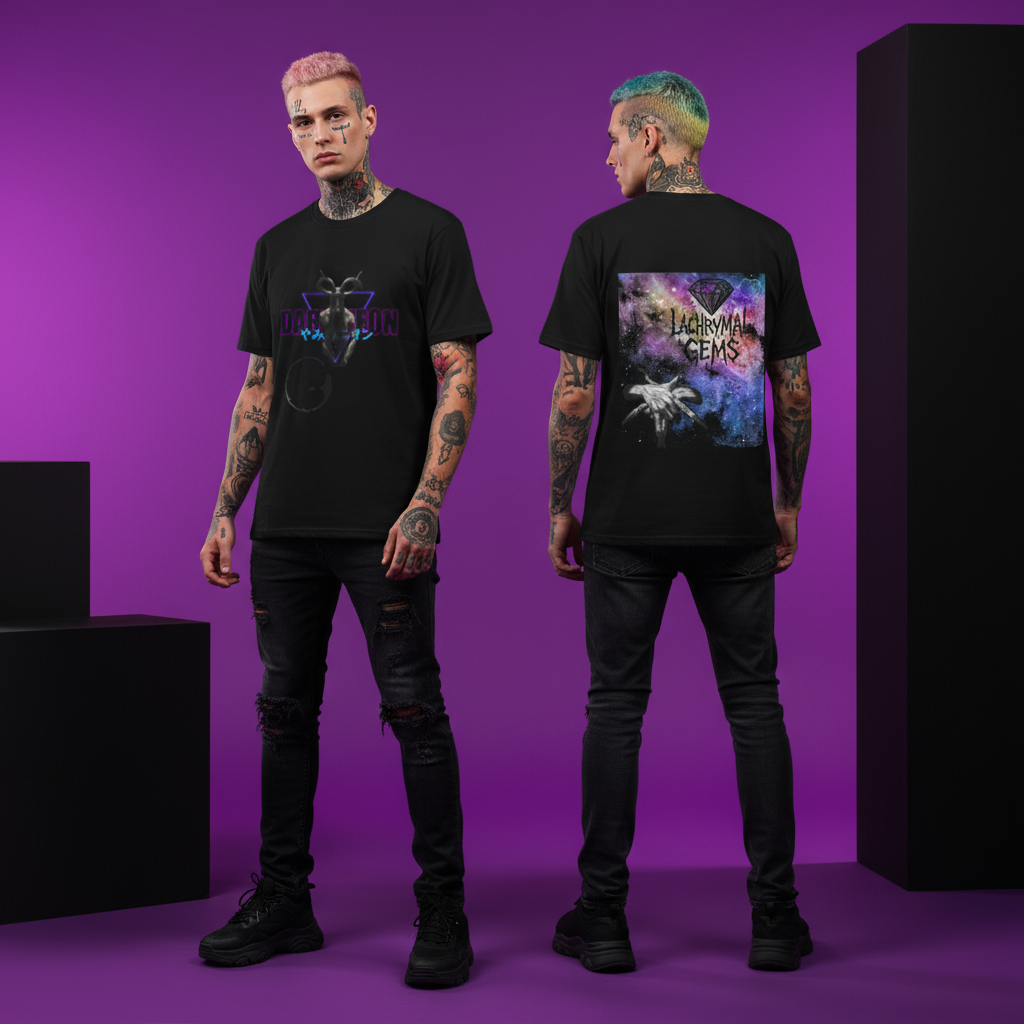 Mens Neon Devil Deals T-Shirt Navy / S-Red / S-White / S-Black / S-Navy / M-Red / M-White / M-Black / M-Navy / L-Red / L-White / L-Black / L-Navy / XL-Red / XL-White / XL-Black / XL-Navy / 2XL-Red / 2XL-White / 2XL-Black / 2XL-Navy / 3XL-Red / 3XL-