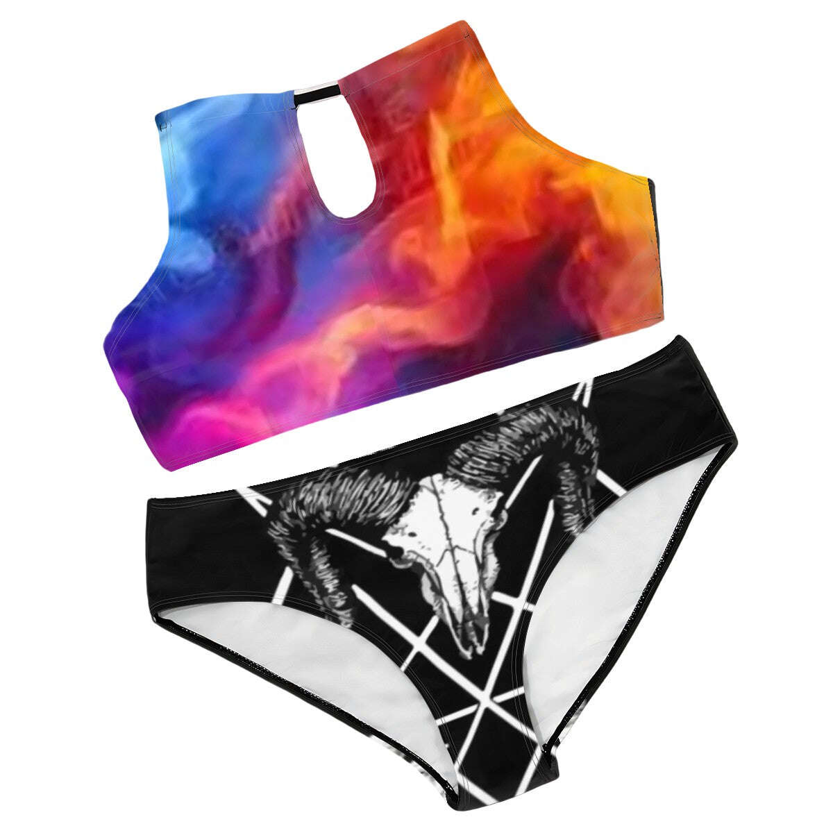 Plus Size High-Waisted Bikini Customized Services XL-2XL-3XL-4XL-