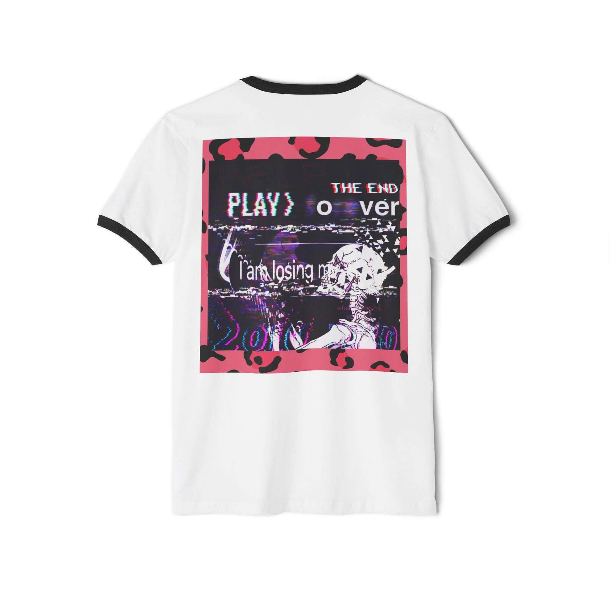 Ringer Tee Love Lost Skeletons White/Black / XS-White/Black / S-White/Black / M-White/Black / L-White/Black / XL-White/Black / 2XL-White/Black / 3XL-