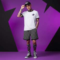 Ringer Tee Love Lost Skeletons White/Black / XS-White/Black / S-White/Black / M-White/Black / L-White/Black / XL-White/Black / 2XL-White/Black / 3XL-