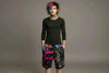 Skeleton Shorts - Love Lost Cyber Glitch L / Black drawstring and rib-