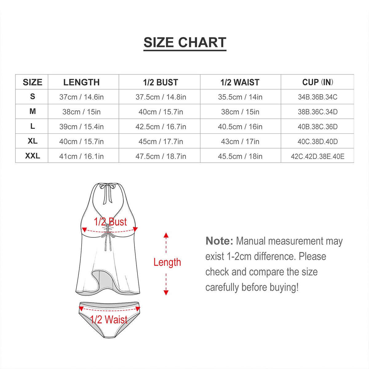 Tie Skirted Lachrywave Sexkini S-M-L-XL-XXL-