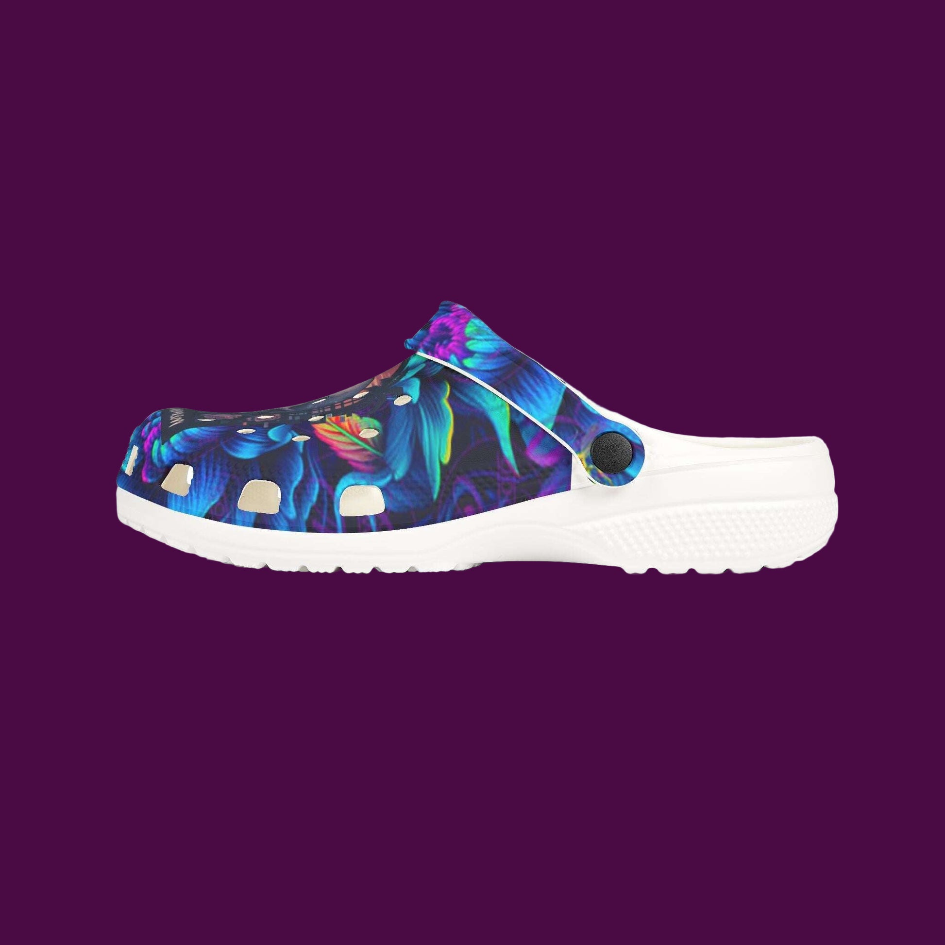 Vaporwave Memento Mori Skeleton Crocks Lachrymal Gems