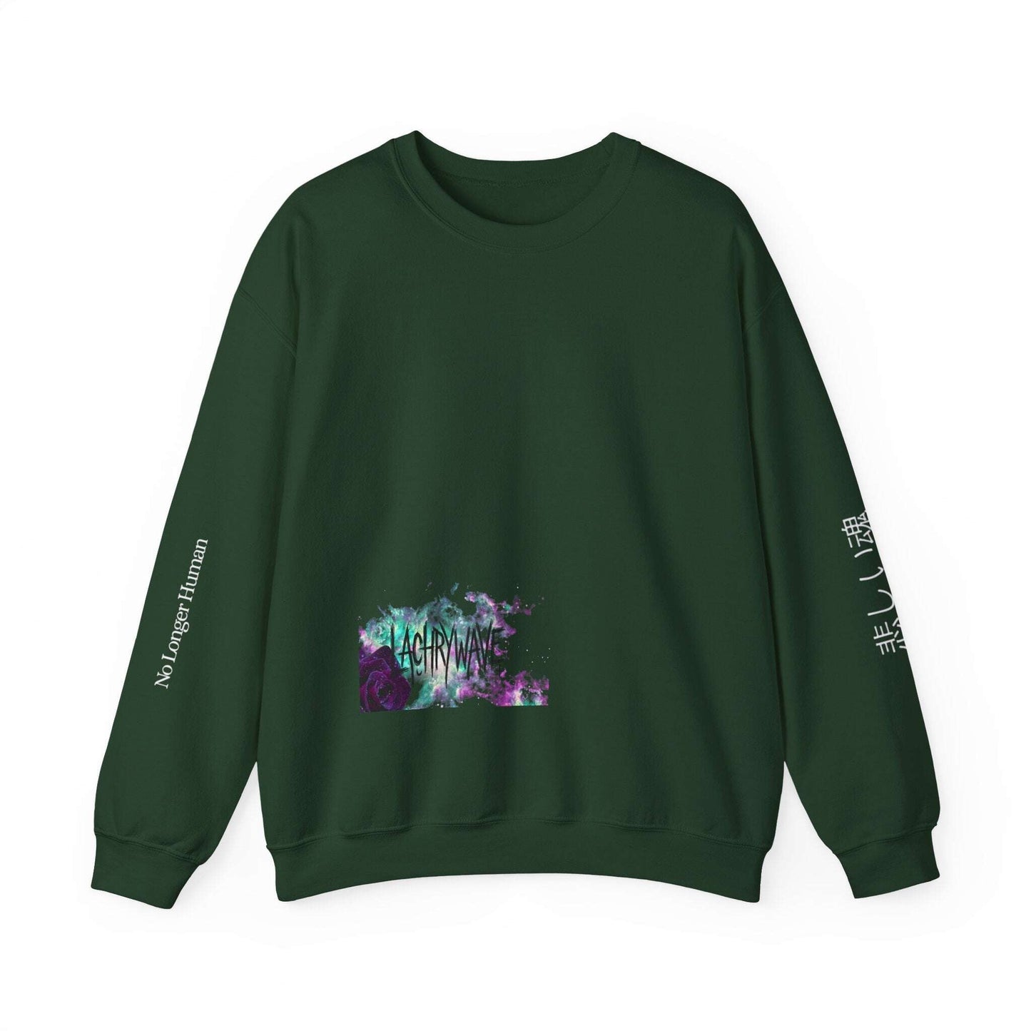 Virgo Sad Dark Zodiac Crewneck Sweatshirt — Lachrywave Aesthetic Printify
