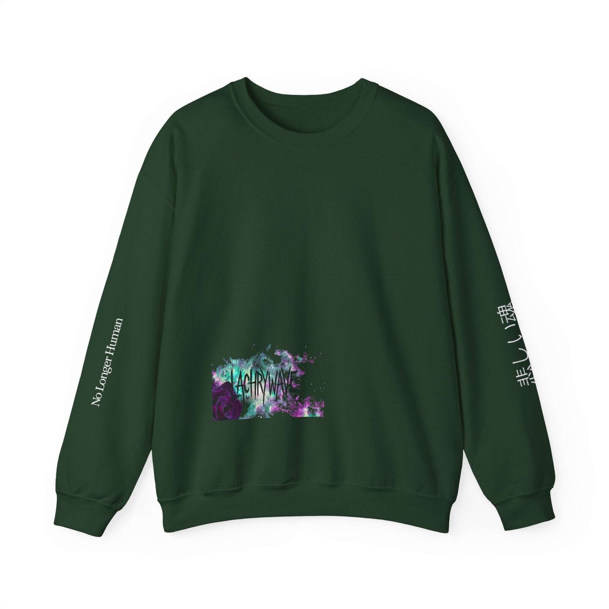 Virgo Sad Dark Zodiac Crewneck Sweatshirt — Lachrywave Aesthetic Printify