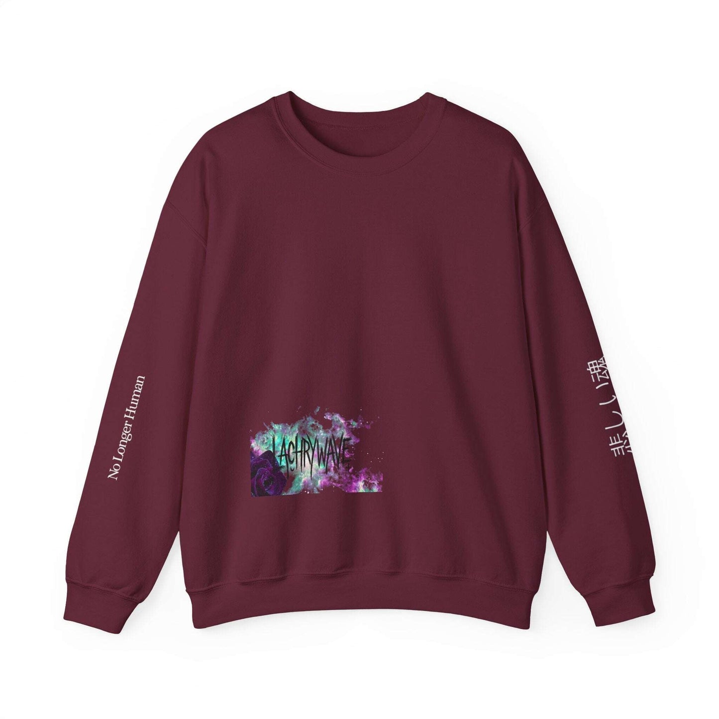 Virgo Sad Dark Zodiac Crewneck Sweatshirt — Lachrywave Aesthetic Printify